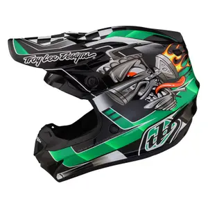 Headset Troy Lee Designs SE4 Polyacrylite W/MIPS Carb image-0