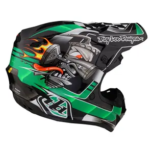 Headset Troy Lee Designs SE4 Polyacrylite W/MIPS Carb image-1