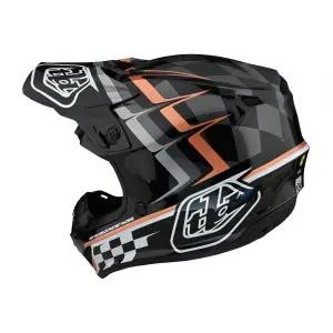 Headset Troy Lee Designs SE4 Polyacrylite Warped image-1