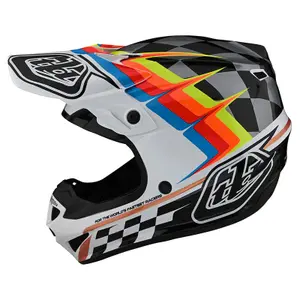 Helmet Troy Lee Designs SE4 Polyacrylite Warped image-0