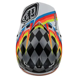 Helmet Troy Lee Designs SE4 Polyacrylite Warped image-1