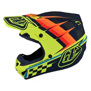 Headset Troy Lee Designs SE4 Polyacrylite Warped image-0
