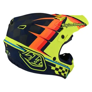 Headset Troy Lee Designs SE4 Polyacrylite Warped image-1