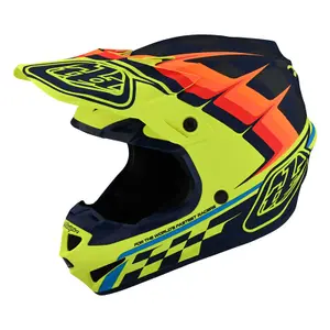 Child helmet Troy Lee Designs SE4 Polyacrylite Helmet Warped image-0