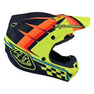Child helmet Troy Lee Designs SE4 Polyacrylite Helmet Warped image-1