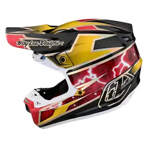 Headset Troy Lee Designs SE5 ECE Carbon Lightning image-0