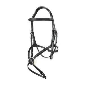 Bridle with crossed noseband Trust Oslo Mexican image-0
