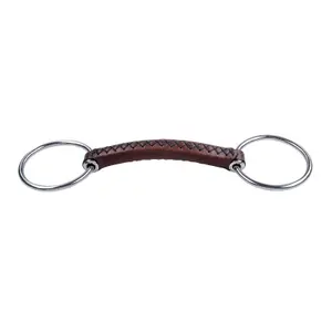 Leather Horse Bit with 2 Rings Trust image-0