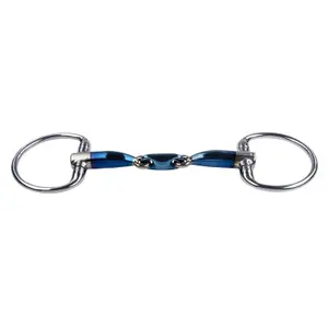 Pedaço de azeitona para cavalos Trust Sweet Iron Eggbutt Eliptical 16 image-0