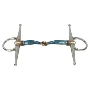 Bocados para cavalos Trust Sweet Iron Full Cheek Slow Twist Jointed 16 image-0