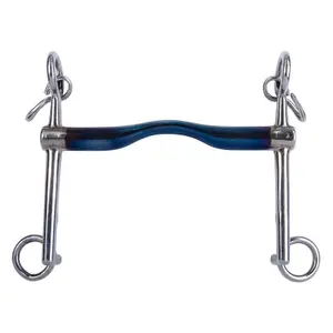 Bridle bit for horse Trust Sweet Iron Weymouth Fixed Low Port 16