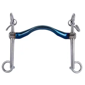 Bridle bit for horse Trust Sweet Iron Weymouth Fixed Medium Port 16