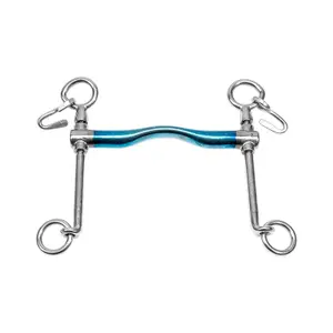 Bridle bit for horse Trust Sweet Iron Weymouth Non Fixed Low Port 16