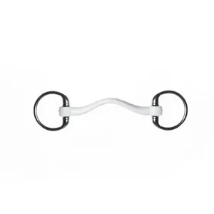 Morsa olive para cavalo a canhão Trust Inno Sense Eggbut Bradoon Port Medium 14