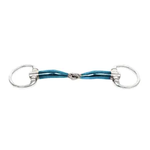 Olive bit for horses Trust Sweet Iron Eggbutt Bradoon Locked 16 image-0