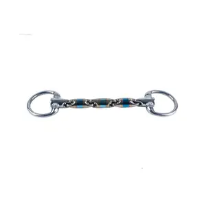 Olive bit for horses Trust Sweet Iron Eggbutt Bradoon Waterford image-0