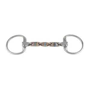Pedaço de azeitona para cavalos Trust Sweet Iron Eggbutt Waterford 16 image-0