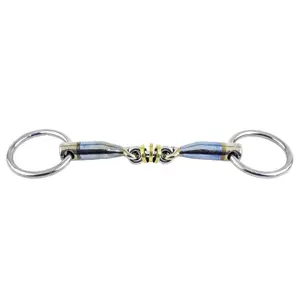 Single horse bit Trust Sweet Iron brass ring image-0