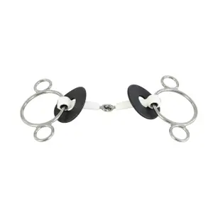 Mors 3 ou 4 argolas para cavalo com cana articulada Trust Inno Sense
