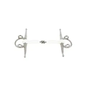 Articulated Mouth Curved Bit for Horse Trust Inno Sense Full Cheek Gag image-0
