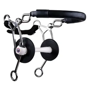 Combined bit for horse Trust Inno Sense Hackamore Long Flexi Soft 20 image-0
