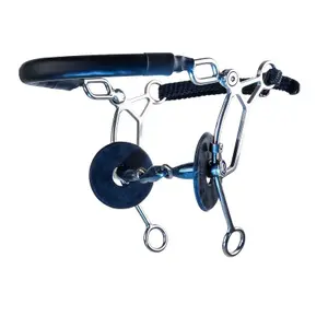 Bit for horse Trust Sweet Iron Hackamore Combi Long Eliptical 16 image-0
