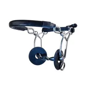 Mors tandem pour cheval Trust Sweet Iron Hackamore Combi Short Eliptical 16 image-0