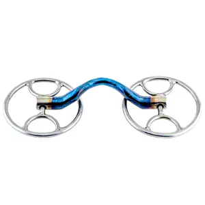 Two-ring horse bit Trust Sweet Iron Swivel High Port 16 image-0
