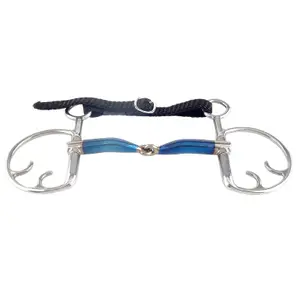2 argolas de cavalo de corrida Trust Sweet Iron Kimblehook Jointed 16