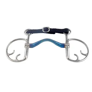 2 argolas de cavalo de corrida Trust Sweet Iron Kimblehook Medium port