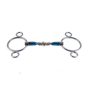 3 ou 4 anéis para cavalos Trust Sweet Iron Brass Ring