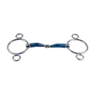 3 ou 4 anéis para cavalos Trust Sweet Iron Ring Jointed