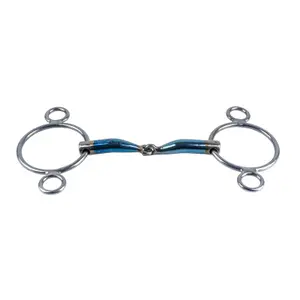 3 or 4 ring horse bits Trust Sweet Iron Locked