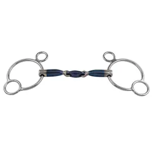 Pessoa horse bits Trust Sweet Iron 2,5 Ring Eliptical 16 image-0
