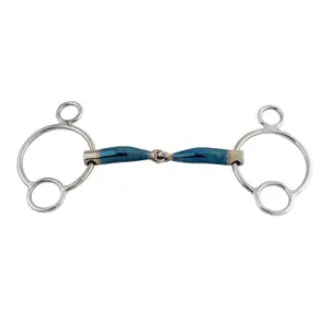 Pessoa horse bits Trust Sweet Iron 2,5 Ring Locked 16 image-0