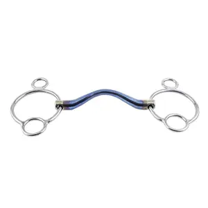 Pessoa horse bits Trust Sweet Iron 2,5 Ring Medium Port 16 image-0