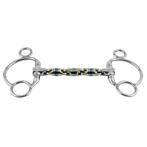 Bit para cavalo Pessoa Trust Sweet Iron 2,5 Eggbutt Waterford 16 image-0