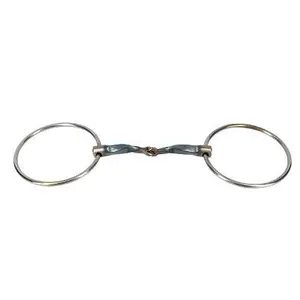 Single horse bit Trust Sweet Iron Large slow twist jointed image-0