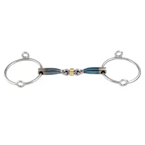 Simple Bit for Horse Free Ring Trust Sweet Iron Brass ring image-0