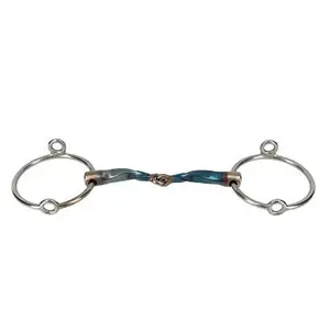 Single horse bit Trust Sweet Iron Slow twist jointed image-0