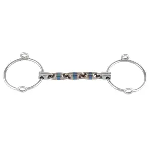 Waterford Gag Bit for Horse with Loose Ring Trust Sweet Iron image-0