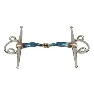 Pedaço de agulha para cavalos Trust Sweet Iron Full Cheek Gag Slow Twist Jointed 16