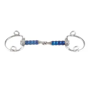Pedaço de azeitona para cavalos Trust Sweet Iron Eggbutt Gag Cherry Roller