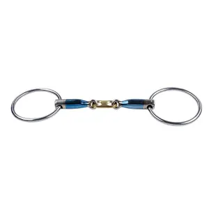 Double snaffle bits for horses Trust Sweet Iron Dr.Bristol image-0