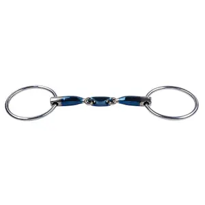 Bocado duplo para cavalos Trust Sweet Iron Eliptical 16 image-0