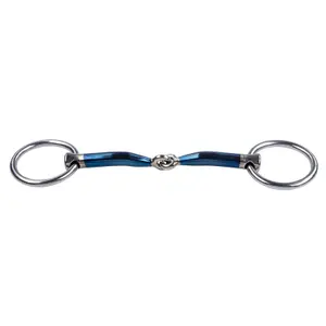 Double snaffle bits for horses Trust Sweet Iron Jointed 12 image-0
