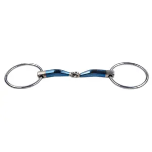 Bocado duplo para cavalos Trust Sweet Iron Jointed 16 image-0