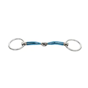 Double snaffle bits for horses Trust Sweet Iron Loose ring locked 12 image-0