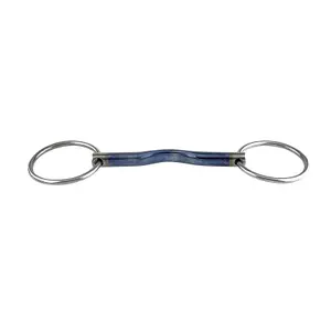 Double snaffle bits for horses Trust Sweet Iron Loose ring low port image-0