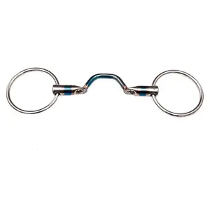 Double snaffle bits for horses Trust Sweet Iron Loose ring wideport segundo image-0
